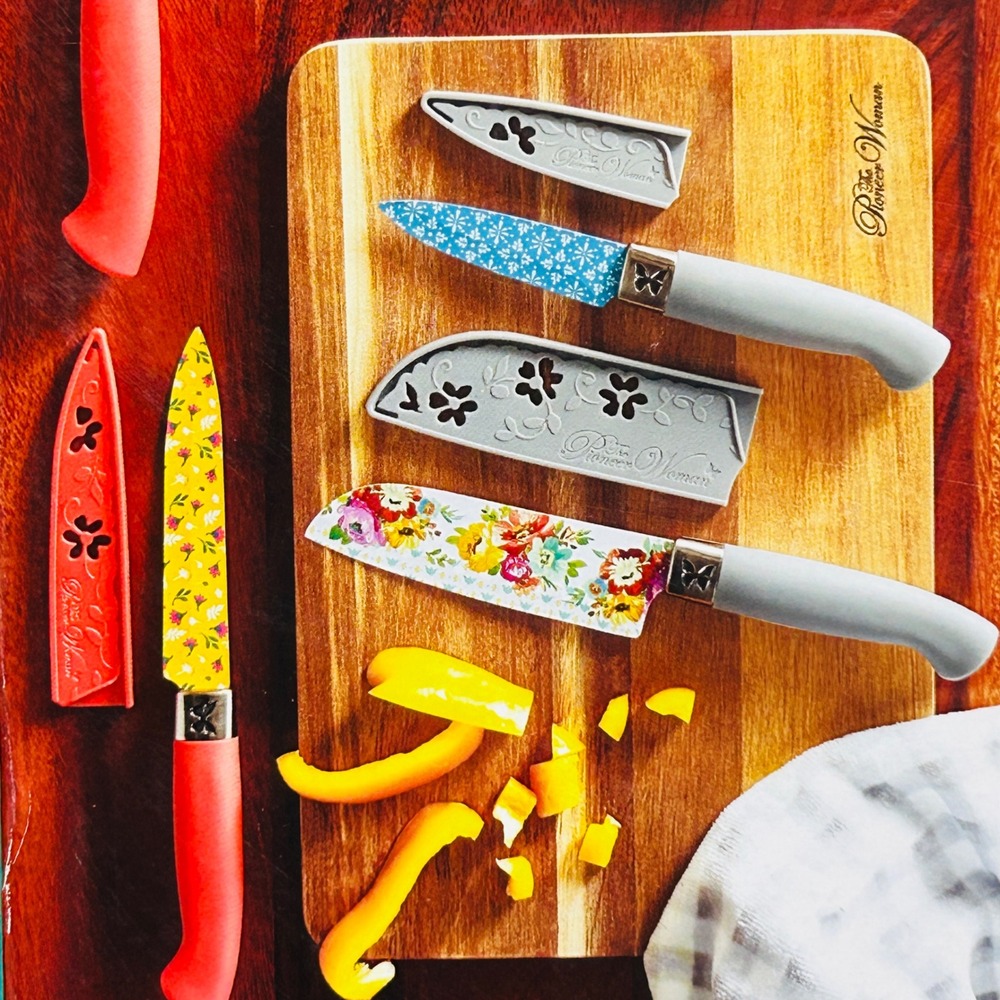 The Pioneer Woman Sweet Romance 20 Piece Cutlery Set Multicolor Floral New - Picture 5 of 6